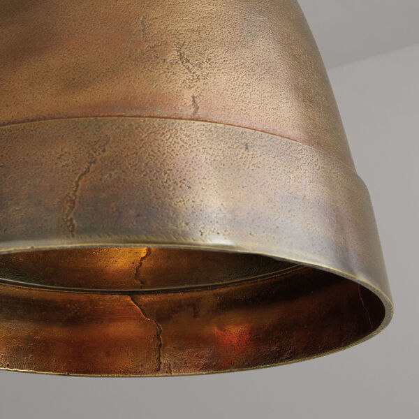 Sedona Oxidized Brass 12-Inch One-Light Pendant, image 3