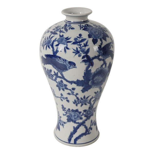 Ren Blue and White Vase - (Open Box), image 1