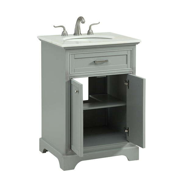 Americana Light Grey Vanity Washstand, image 3