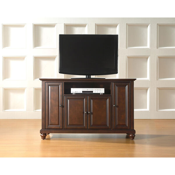 Cambridge 48-Inch TV Stand in Vintage Mahogany Finish, image 5