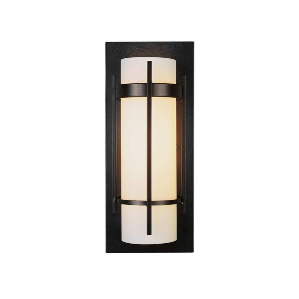 Banded Black One-Light Bar Wall Sconce, image 1