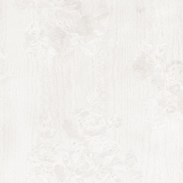 In Register Floral Moiré Pearl Wallpaper - SAMPLE SWATCH ONLY, image 1