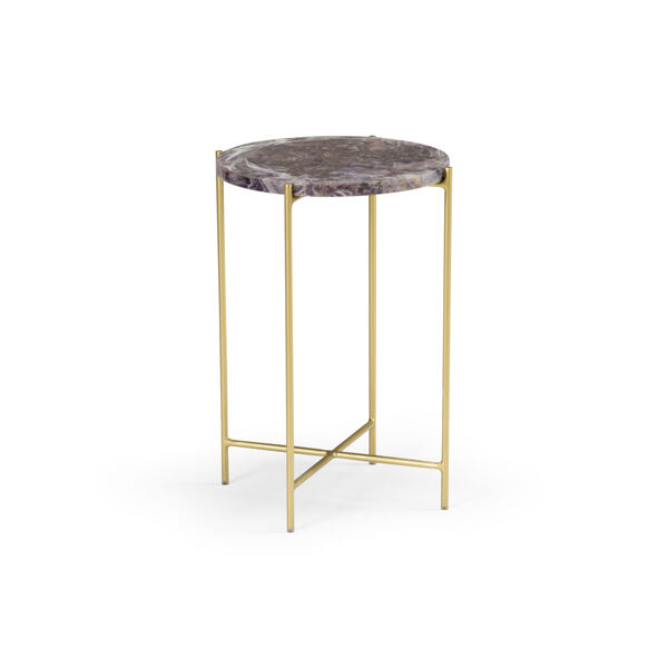 Gold 1 Salina Accent Table, image 1