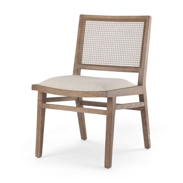 Wynn Cream and Brown Upholstered Dining Chair, image 1
