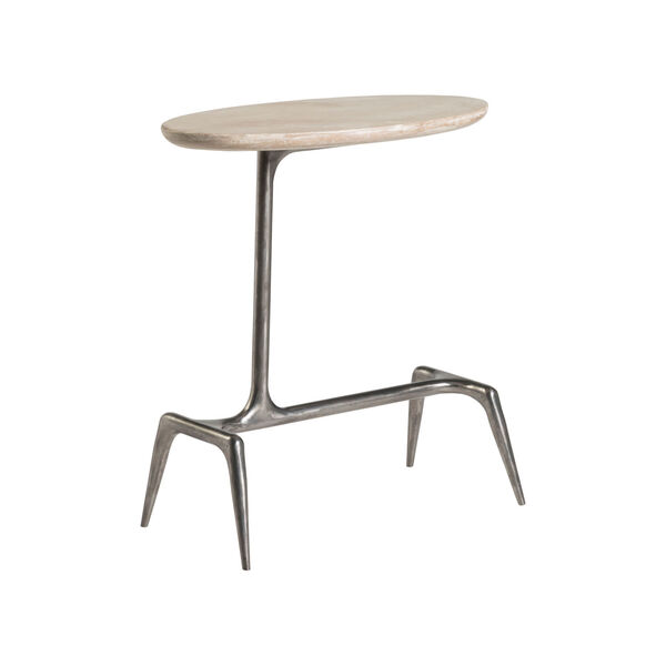 Signature Designs Gray Wilder Oval Spot Table, image 1
