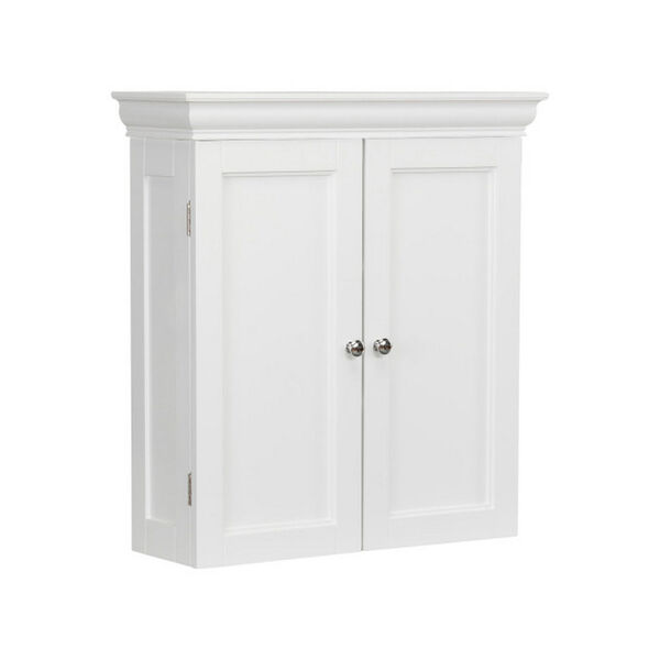 Broadway White Two-Door Bathroom Wall Cabinet, image 5