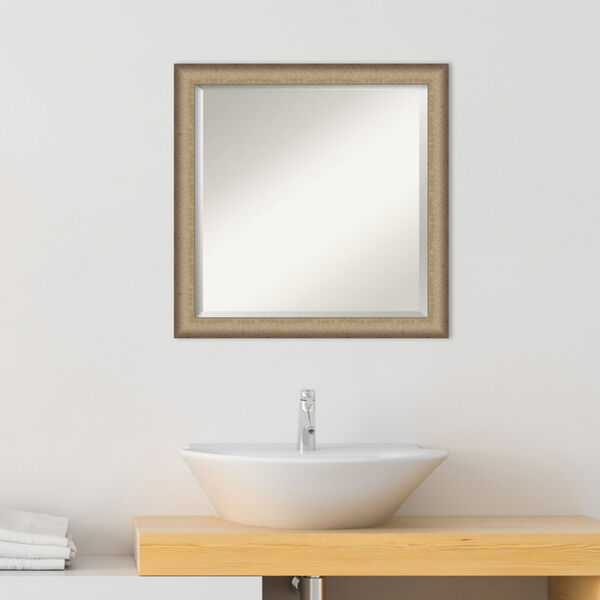 Elegant Bronze 23W X 23H-Inch Bathroom Vanity Wall Mirror, image 3