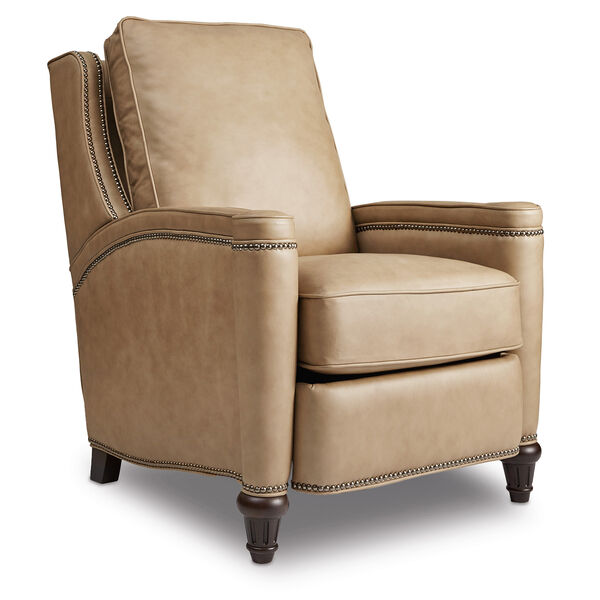 Rylea Tan Leather Recliner, image 1