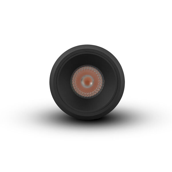 Node Black Round LED Flush Mounted Downlight, image 2