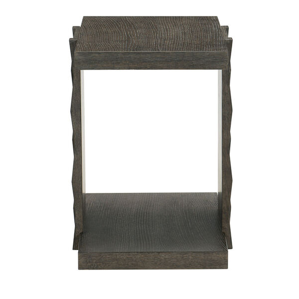 Linea Cerused Charcoal Rectangle End Table, image 3