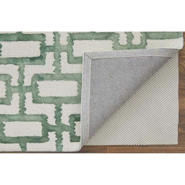 Lorrain Ivory Green Rectangular 3 Ft. 6 In. x 5 Ft. 6 In. Area Rug, image 6