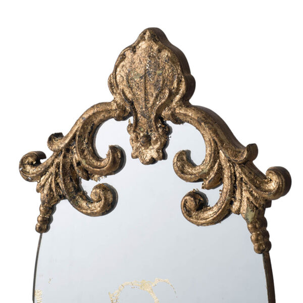 Gold Scrollwork Wall Mirror, image 3