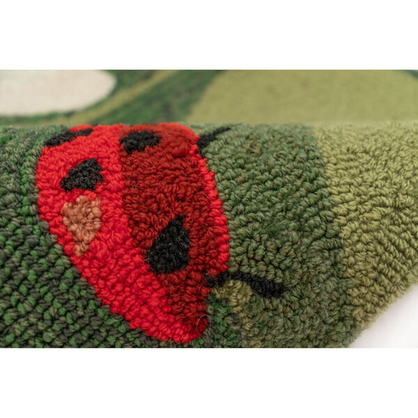Liora Manne Frontporch Green 24 x 36 Inches Ladybugs Indoor/Outdoor Rug, image 6