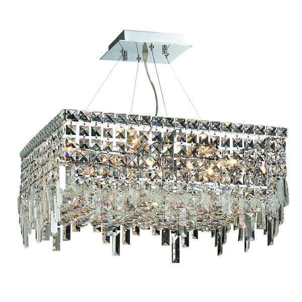 Maxime Chrome 20-Inch 12-Light Island Chandelier with Clear Royal Cut Crystal, image 1