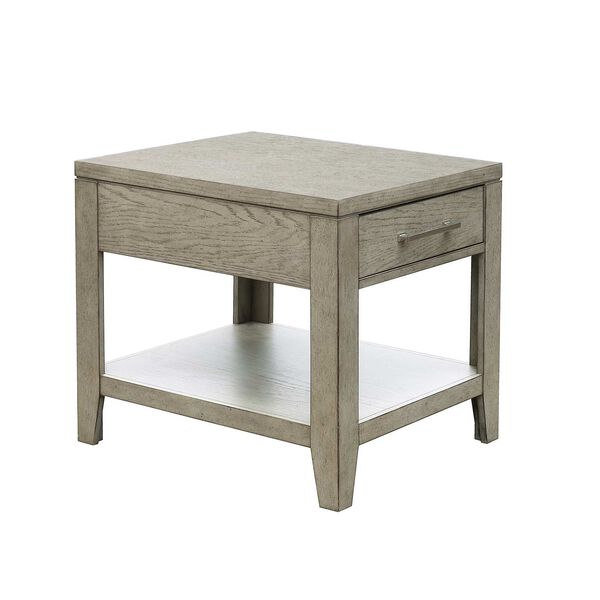 Essex Gray Wood End Table, image 6