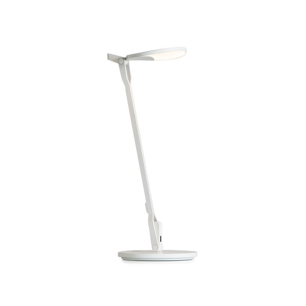 Splitty Matte White LED Desk Lamp, image 1