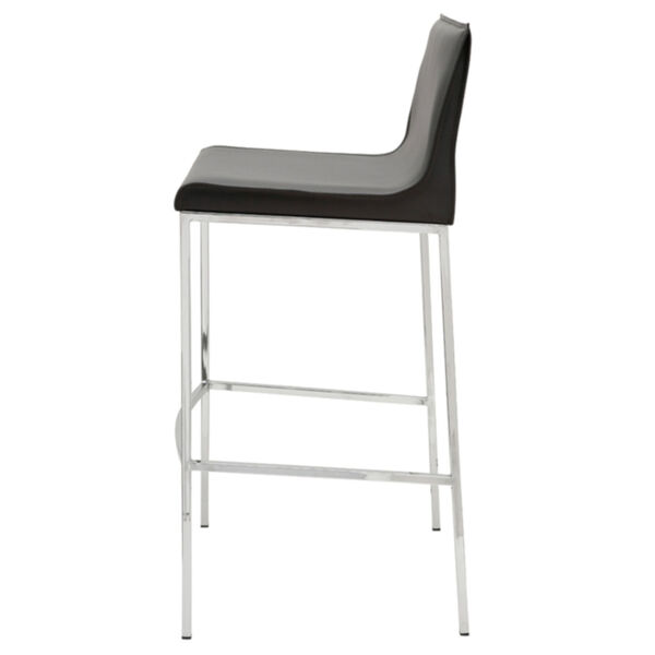 Colter Dark Gray and Silver Counter Stool, image 3