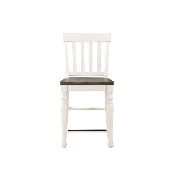 Joanna Ivory and Charcoal Two Tone Counter Chair, image 4