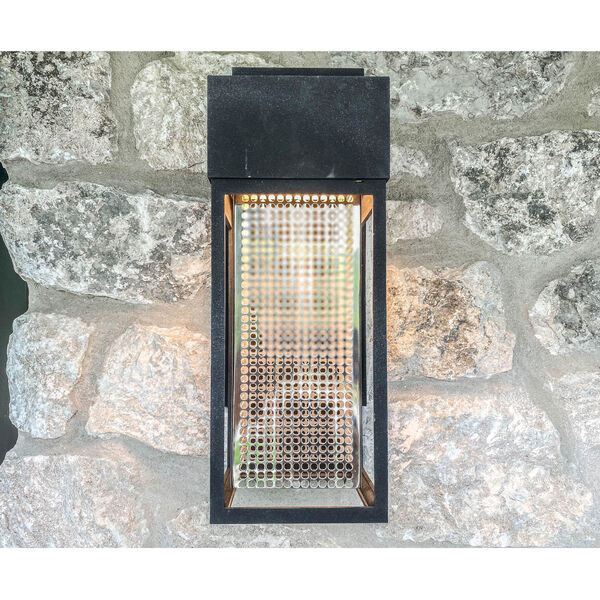 Townhouse Galaxy Black LED One-Light Seven-Inch Outdoor Wall Mount, image 11