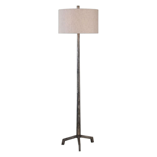 Ivory Cast Iron Floor Lamp, image 1
