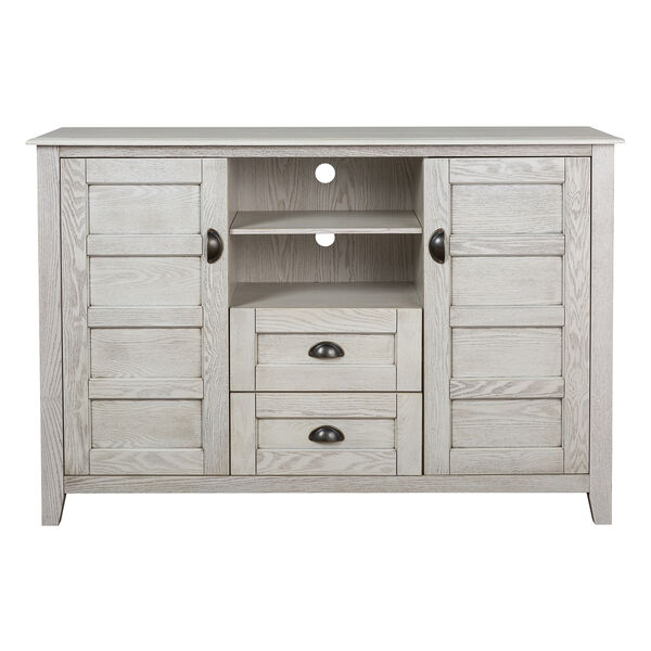 Angelo HOME 52-Inch Rustic Chic TV Console - White Wash, image 3
