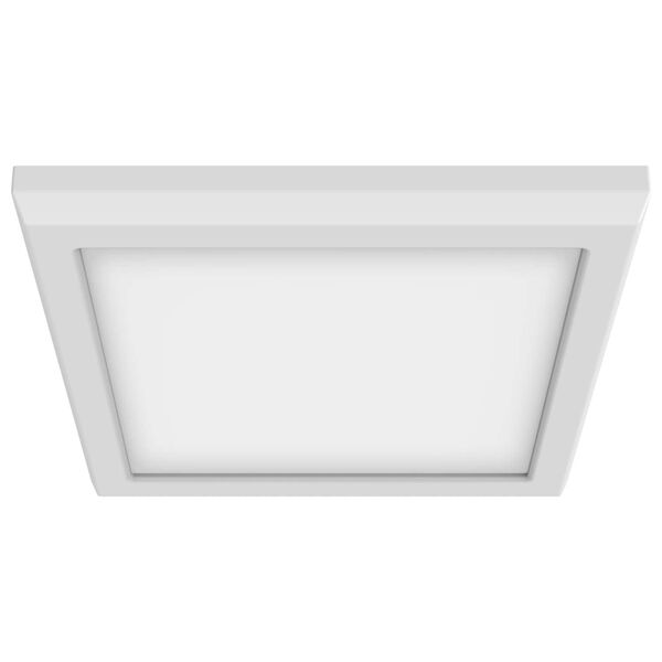 Blink Pro White Seven-Inch Integrated LED Square Flush Mount, image 1