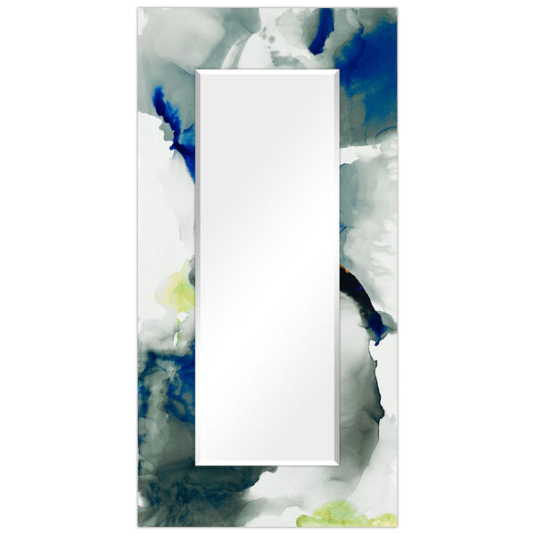 Ephemeral Gray 72 x 36-Inch Rectangular Beveled Floor Mirror, image 6
