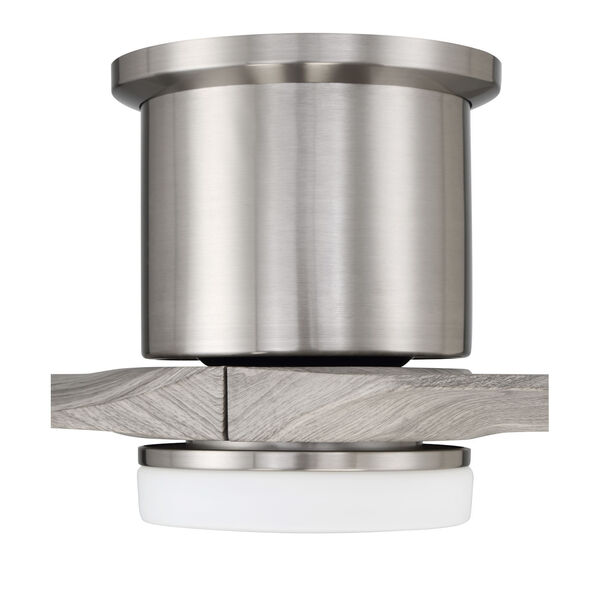 Burke Brushed Polished Nickel 60-Inch LED Ceiling Fan, image 3