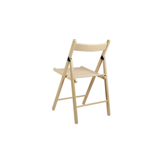 Rosalia Natural Folding Chair, Set of Four, image 4