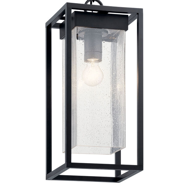 Mercer Black with Silver Highlights One-Light Outdoor Pendant, image 4