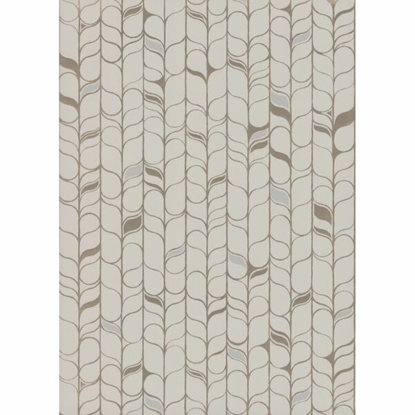 Candice Olson Modern Nature 2nd Edition Beige and Gold Perfect Petals Wallpaper, image 2