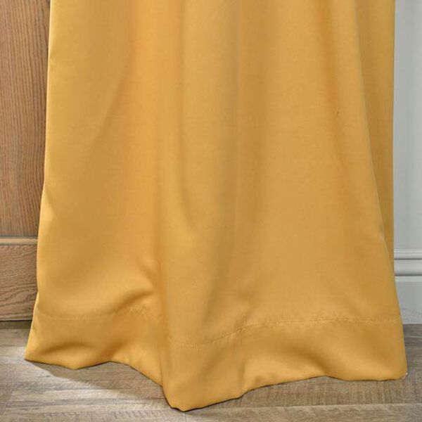 Marigold Yellow 50 x 108-Inch Blackout Curtain Pair 2 Panel, image 4