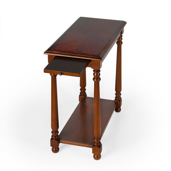 Devane Olive Ash Burl Chairside Table, image 3