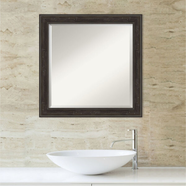 Shipwreck Gray 24W X 24H-Inch Bathroom Vanity Wall Mirror, image 5