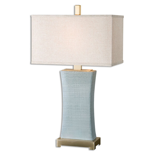Cantarana Blue Gray One-Light Table Lamp, image 1