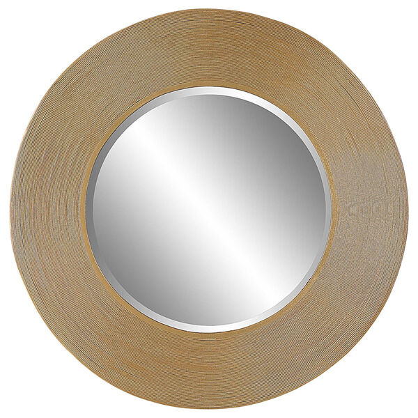 Archer Gold Round Wall Mirror, image 2