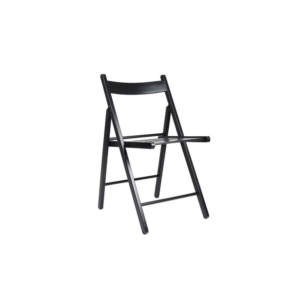 Rosalia Black Folding Chair, Set of Four, image 1