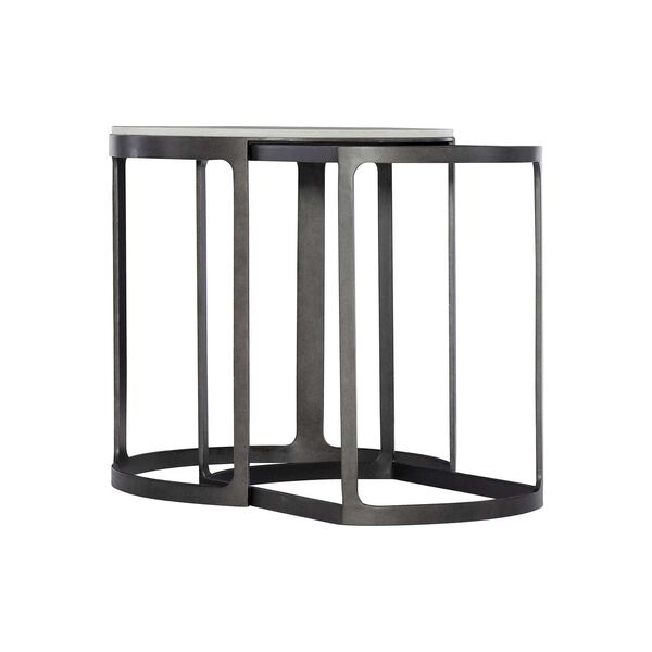 Arnette White and Charcoal Nesting Table, Set of 2, image 4