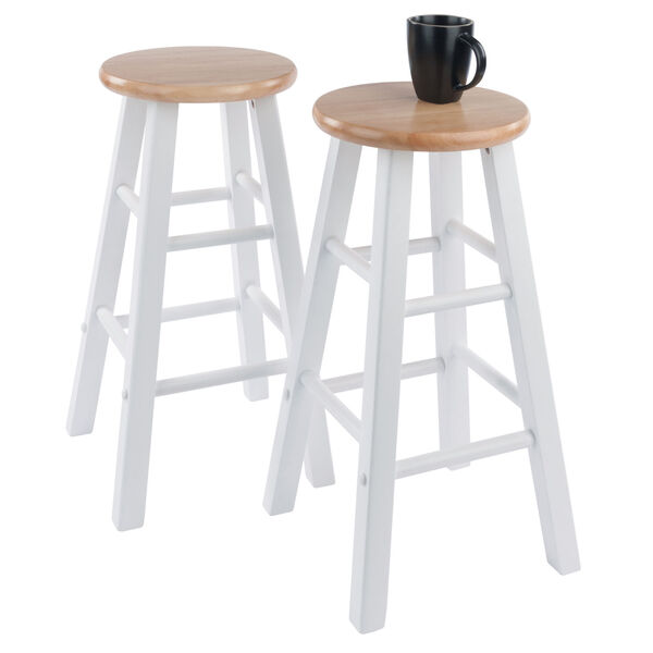 Element Natural and White Counter Stool, Set of 2, image 5