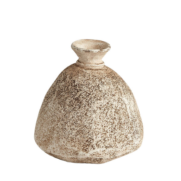 Cinder Sand Wide Bottom Vase, image 1