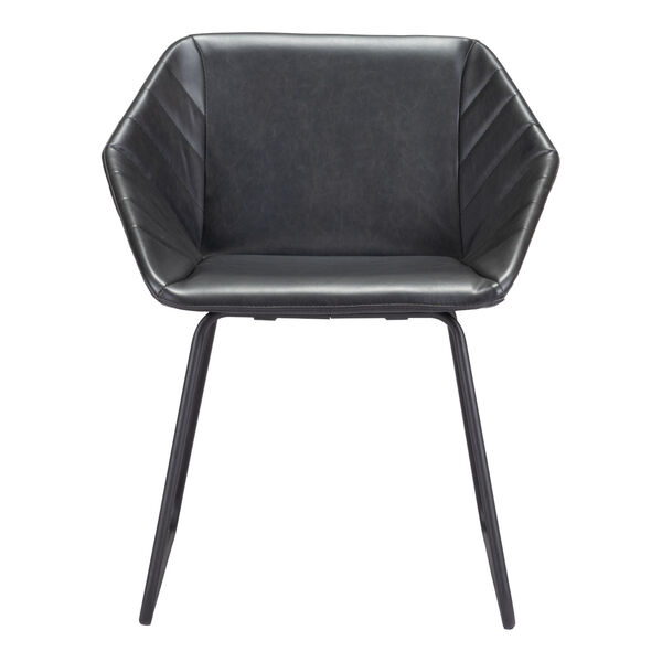 Miguel Matte Black Dining Chair, image 3