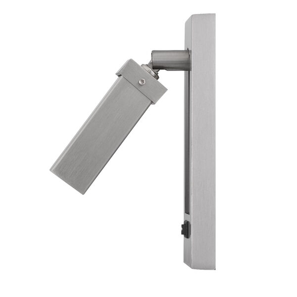 Brushed Steel One-Light Wall Sconce, image 4