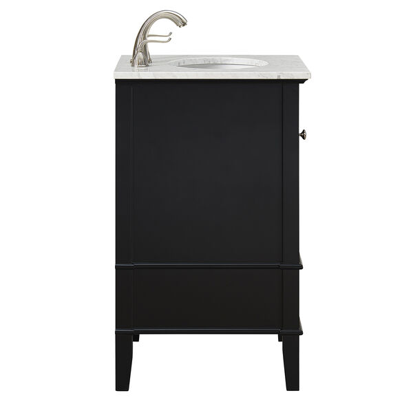 Luxe Black Vanity Washstand, image 5