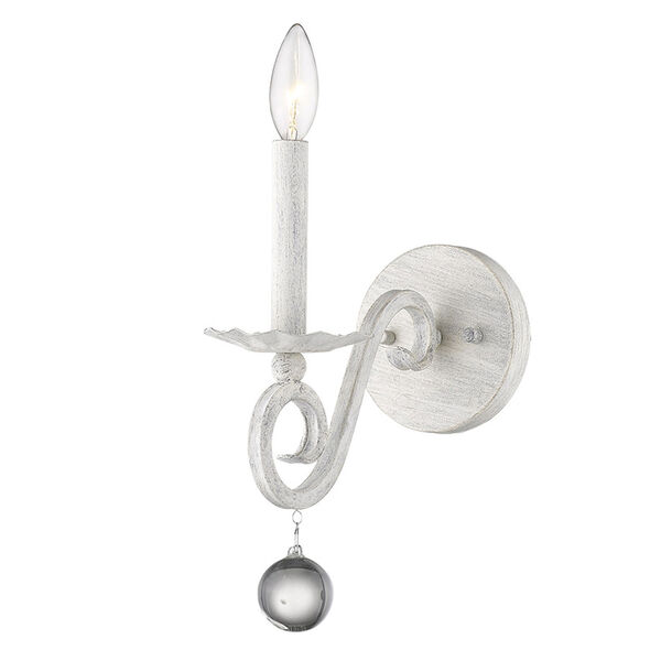 Callie Country White One-Light Wall Sconce, image 2