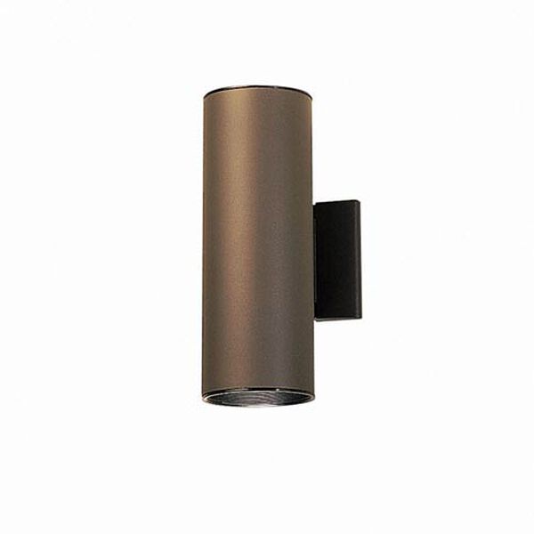 Riverside Architectural Bronze Five-Inch Two-Light Outdoor Wall Sconce, image 1