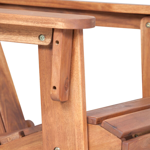 Acacia Adirondack Chair - Brown, image 4