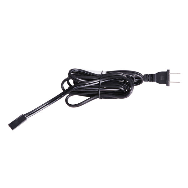 Black 72-Inch Cord and Plug, image 1