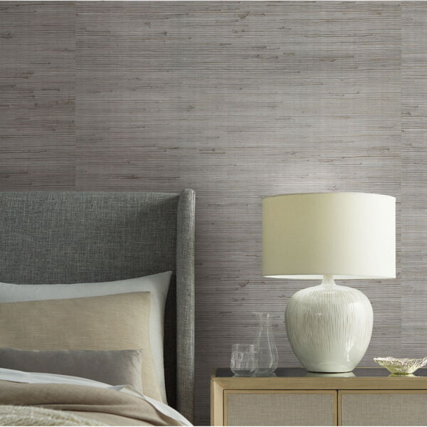 Candice Olson Modern Nature 2nd Edition Silver and Blue Metallic Jute Wallpaper, image 3