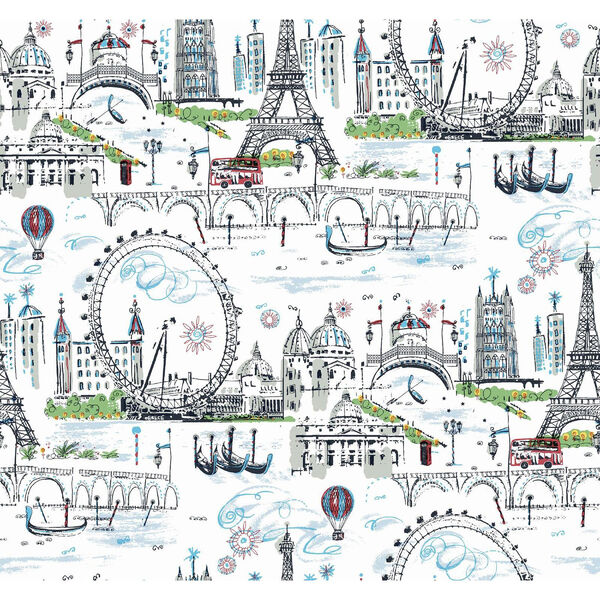 A Perfect World Primary Novelty Euro Scenic Wallpaper, image 1