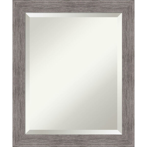 Pinstripe Gray 20W X 24H-Inch Bathroom Vanity Wall Mirror, image 1